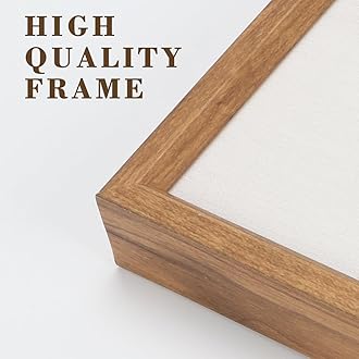 IARTTOP Large Boho Wall Art Set Of 3 Framed Mid Century Modern Wall Decor Abstract Geometric Wood Wall Art For Bedroom Living Room Office 16"x 32"