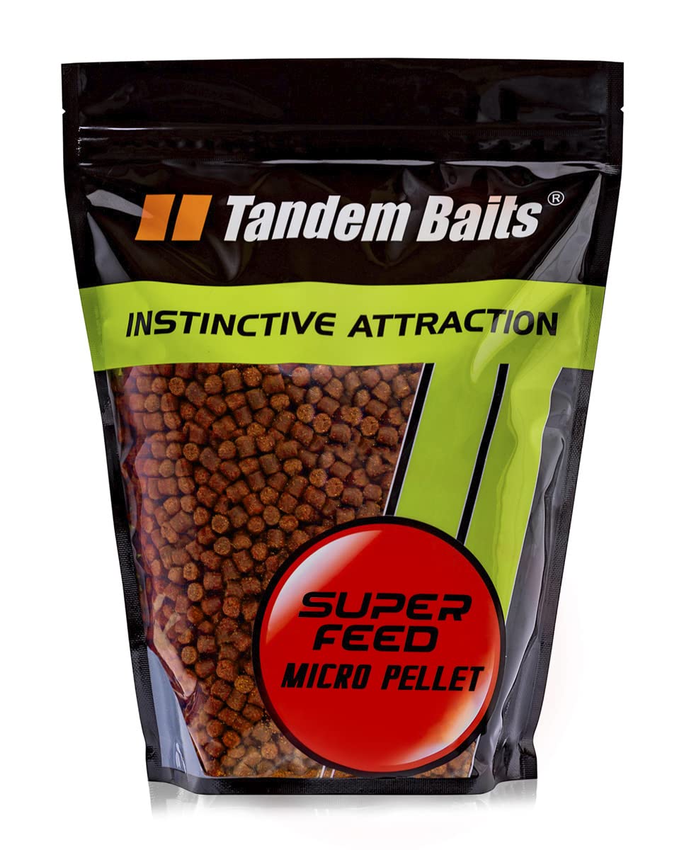 Tandem Baits SuperFeed Micro Pellet Salmon & Caviar Carp Pellets | Carp Fishing Pellet | Carp Fishing Bait | Carp Bait | Carp Fishing Accessories for Monster Fish 6 mm 1 kg