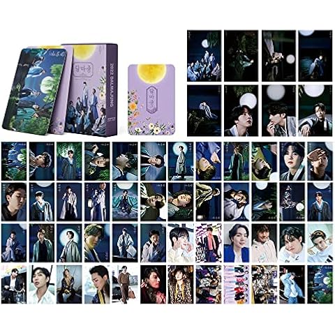 Kpop Bangtan Boys Photocards 55Pcs Bangtan Boys Lomo Cards Bangtan Boys 2022 Dalmajung Album Cards Bangtan Boys Merch Photocards Pack Gift for Army Fans Cover