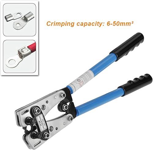 Miniatura 8 de Crimpado de mano de rotación de 180 grados, HX-50B Plug Wire Crimping, para cable terminal de cobre y aluminio que prensa herramientas de mejoras