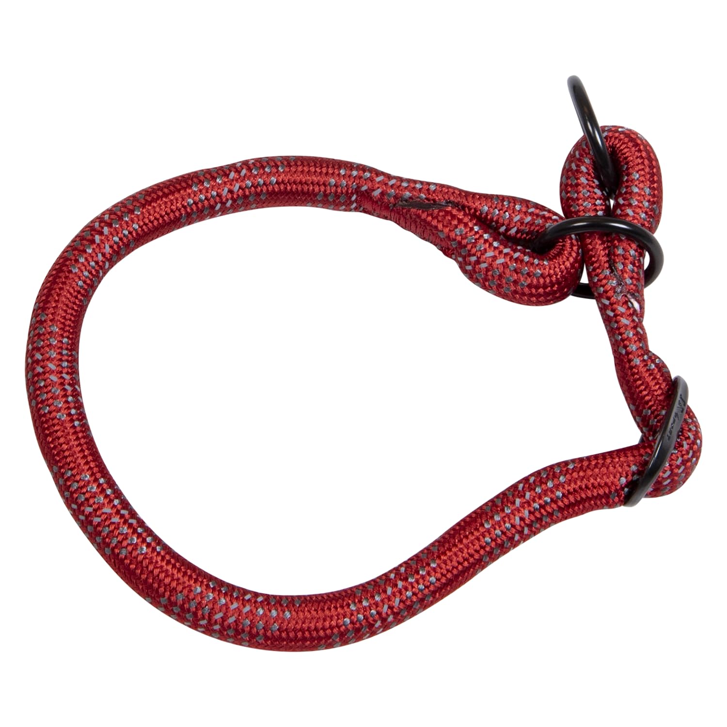 JACK AND VANILLA, Luminous Dots Dog Collar, Red, Size 12 mm x 35-40 cm, 12 mm x 35 - 40 cm