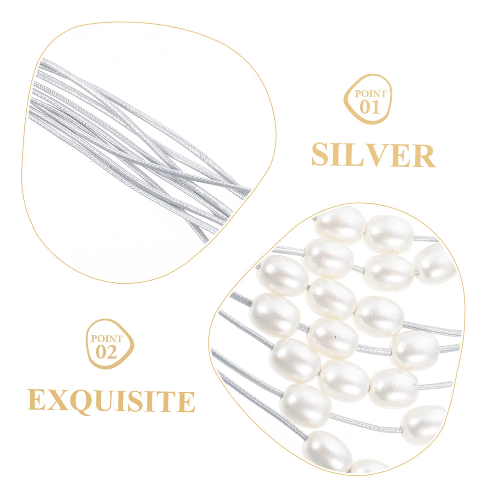 VOSAREA 8pezzi Fermatende Decorativi con Perle per Tende Interni Facile da Installare e Adatto Diverse di Tende Elegante Accessorio per Soggiorno e Ufficio