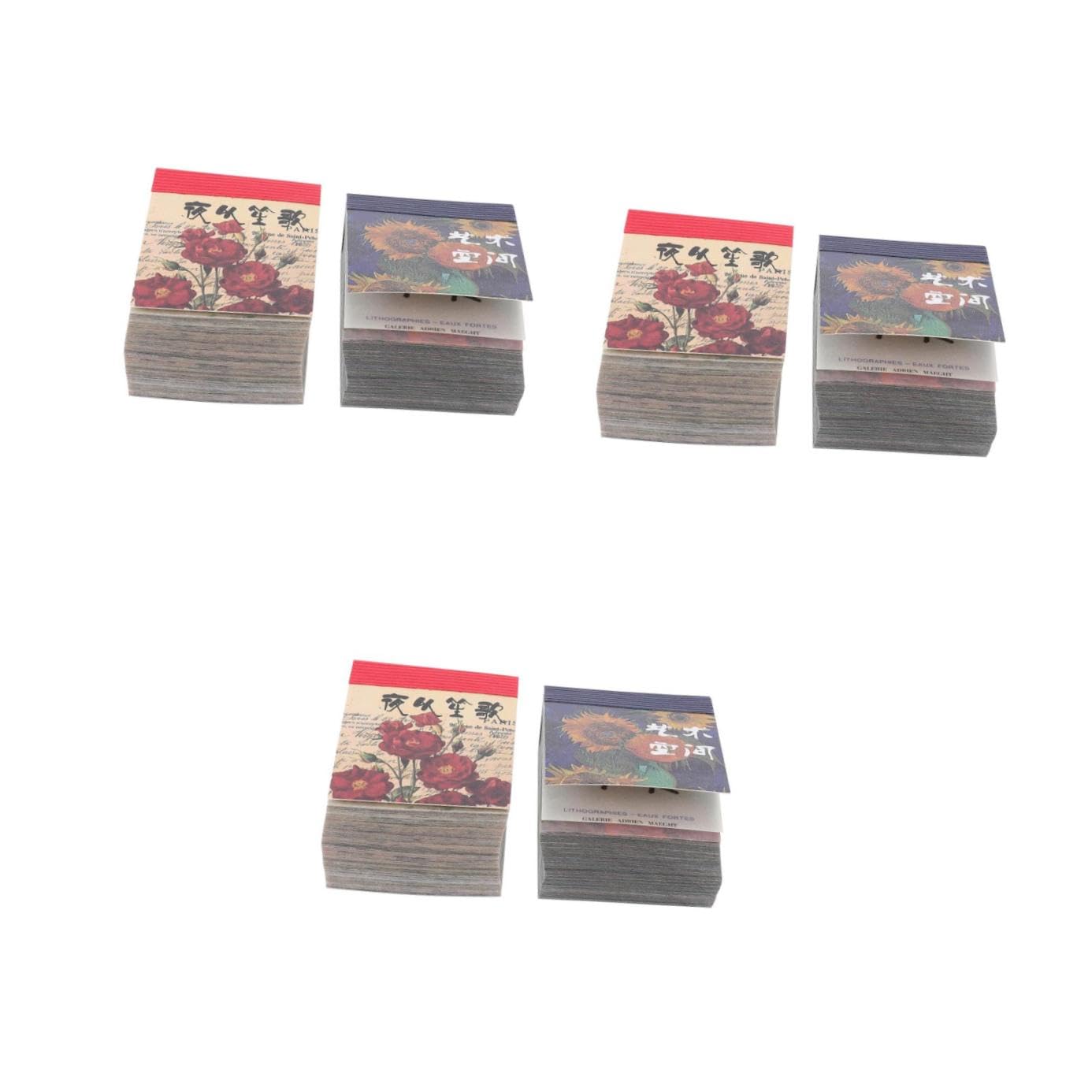 Papier Vintage Diy Carnets et Scrapbooking aux Couleurs Rétro Durables