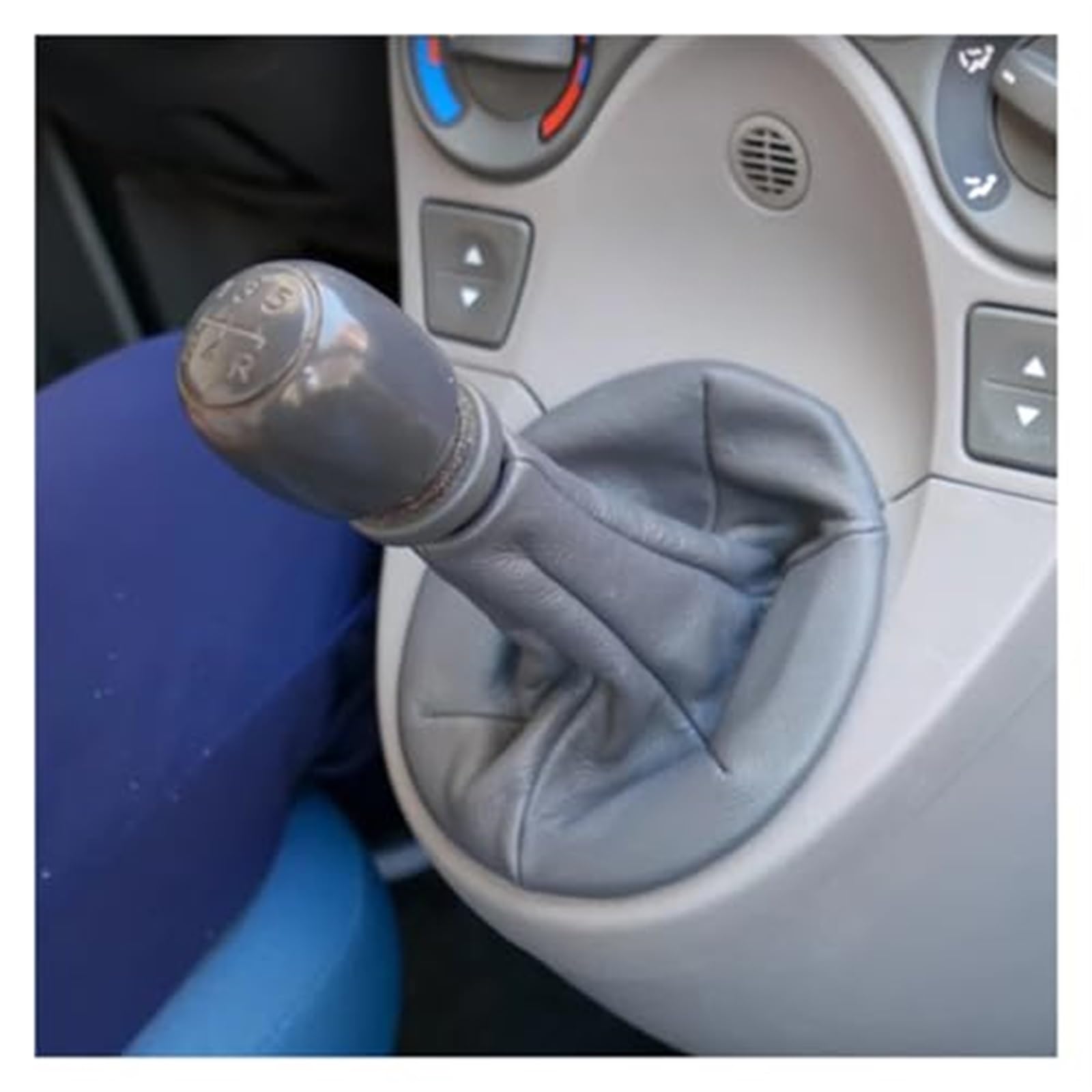 5-biegowa osłona gałki zmiany biegów do samochodu, dla Fiat, 500 500c 2007-2013 dla Panda 2003-2012 dźwignia Gaitor Boot Dust Gałka dźwigni zmiany biegów(BLACK Gear knob gaiter)