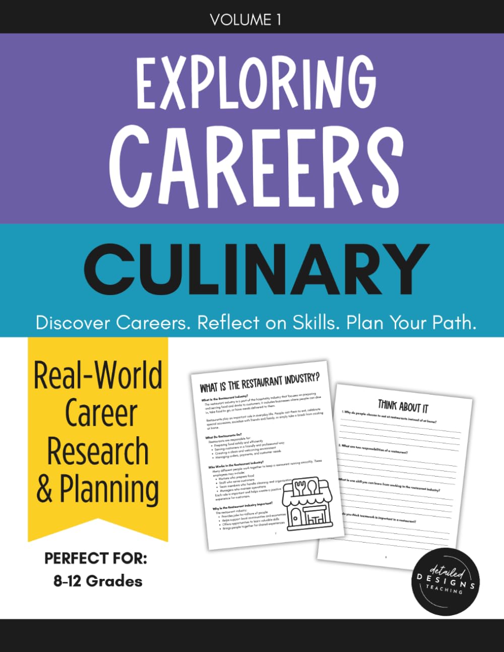 Restaurant Industry Career Exploration Workbook: Explore Jobs, Skills, and Real-World Career Paths (Exploring Careers)