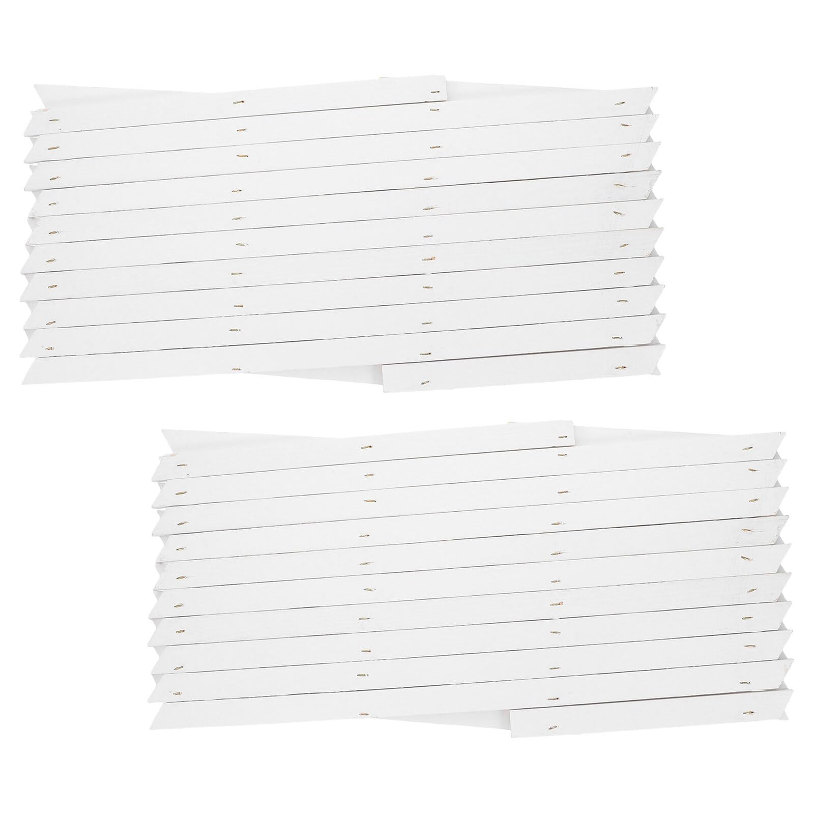 Cloture de jardin murale Milisten en bois blanc pour sublimer la terrasse fleurie