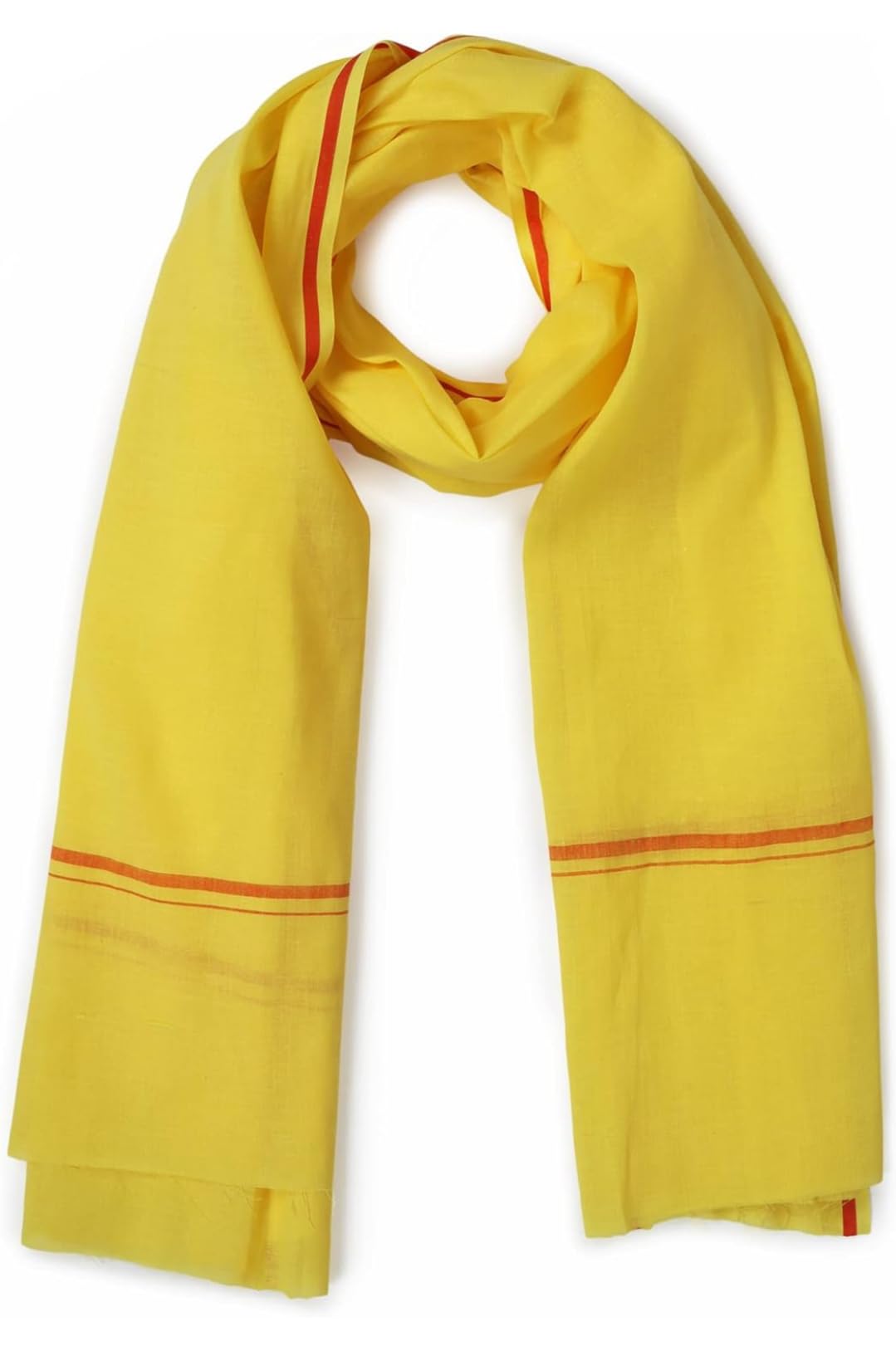 Pure Cotton Yellow Gamcha for Men and Boys Bath and Face Towel- Soft, Super Absorbent, and Quick-Drying (1, Yellow)-image-25