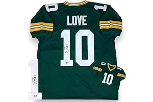 Authentic Jordan Love Signed Green Jersey, Beckett Certified: Elevate Your Game Day Style