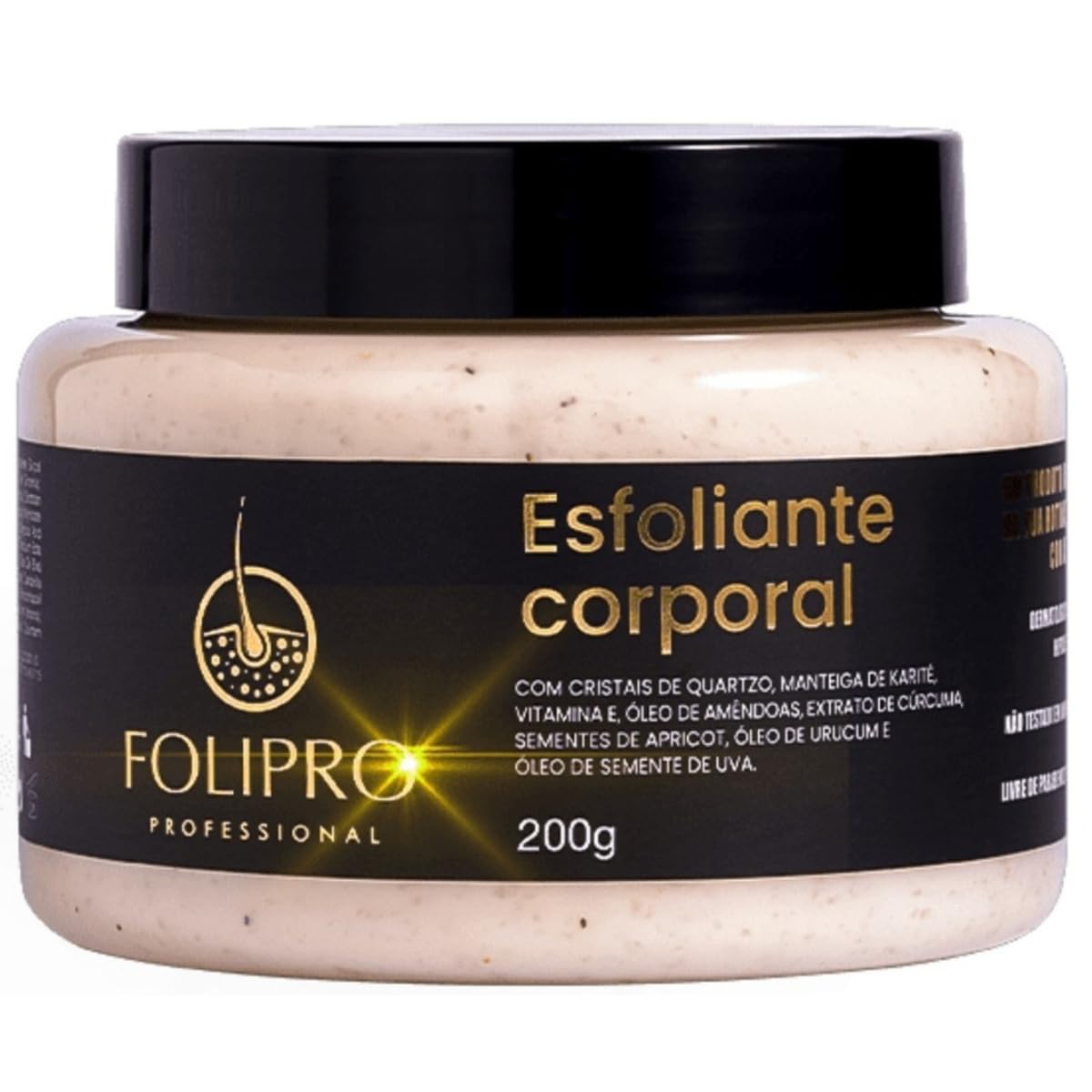 Esfoliante Corporal Clareador Folipro 2em1 Hidratante para Axilas Virilha Bumbum e Coxas