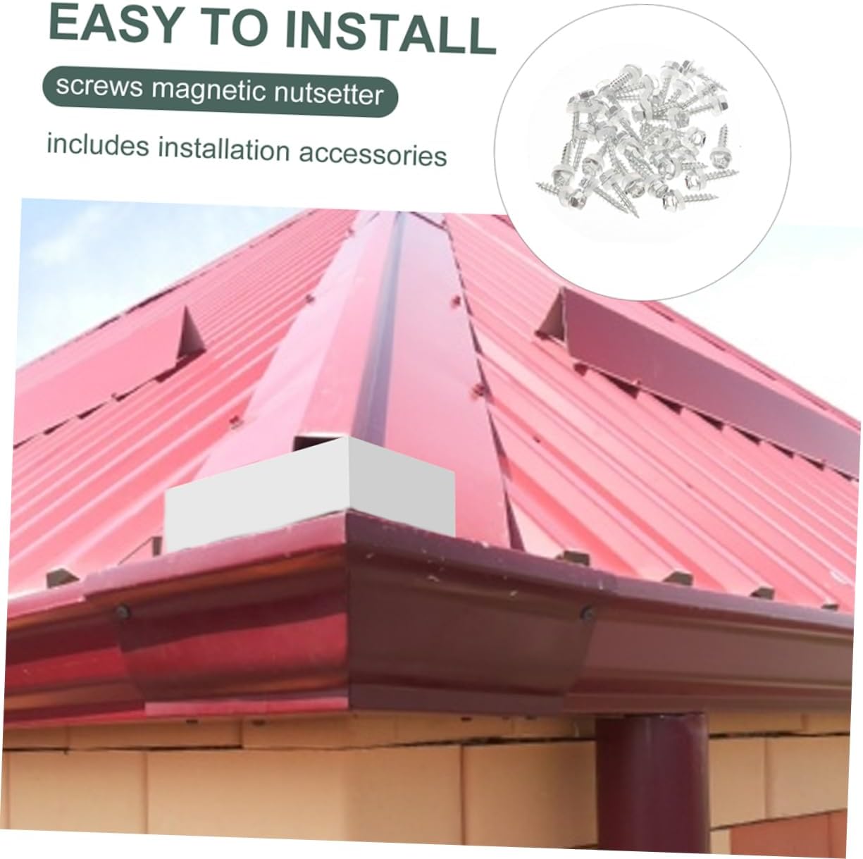KESYOO 1Set Roof Corner Gutter Guards of Durable Gutter Splash Guards for Enhanced Rainwater Protection Easy Installation for House Gutters