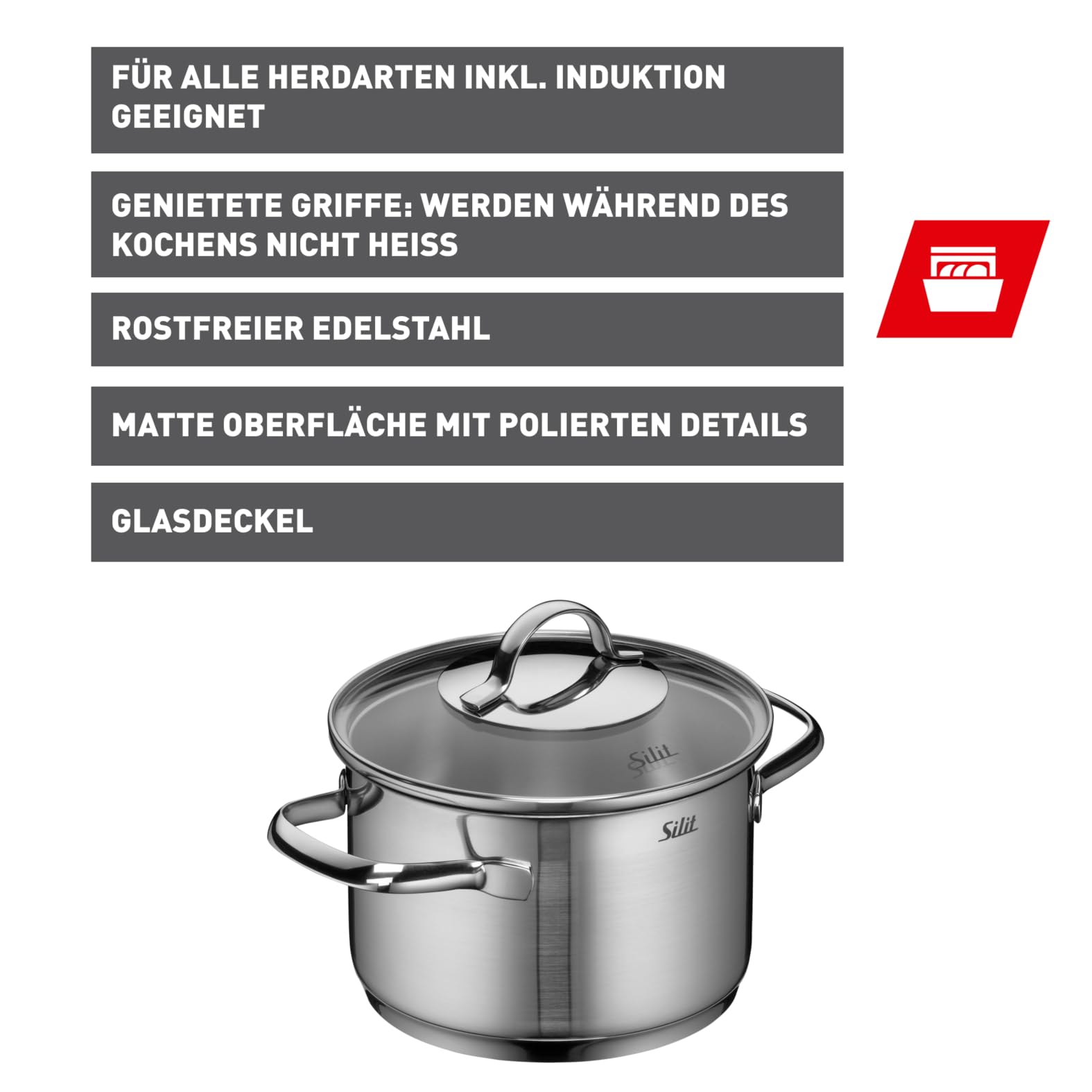 Silit Achat Kochtopf klein 16cm – Bild 2
