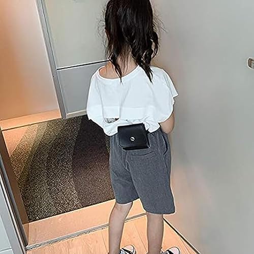 Miniatura 3 de NONGFUGE Riñonera de viaje pequeña a la moda, bolsa cruzada, accesorios para niños, adolescentes, niñas y mujeres, Café