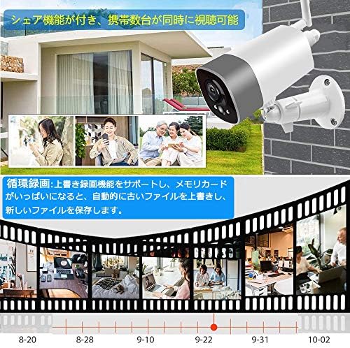Amazon Co Jp 2020最新型 完全無線 ソーラーパネル付き 一年安心保証 Qiyuanls 屋外 防犯カメラ ソーラー Wifi バッテリー 監視カメラ 6800mah大容量バッテリー 技適認証取得済 Wifi強化 Ip65 防水 ソーラー バッテリー式監視カメラ 200万画素 Wifi ワイヤレス