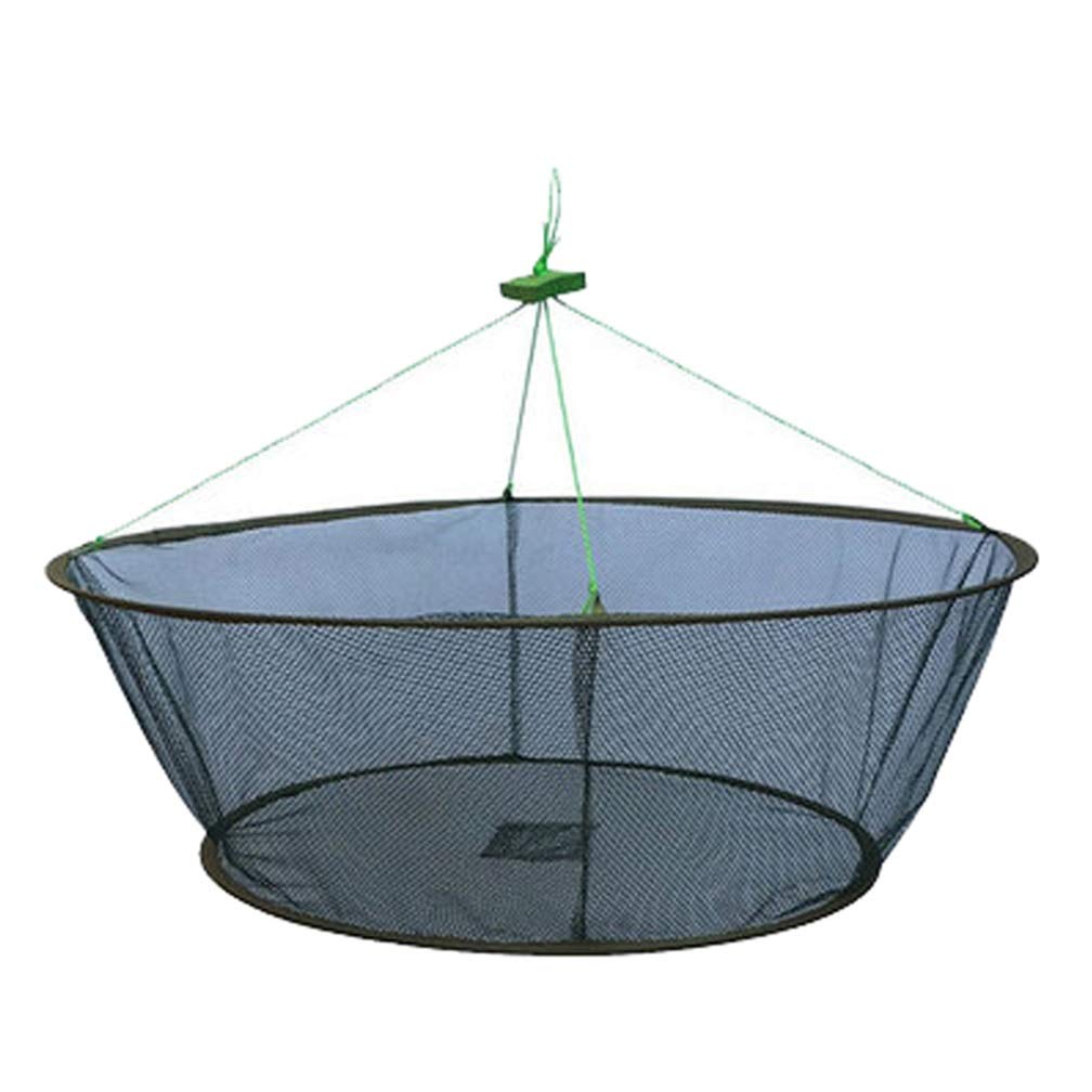 ZALIANGCollapsible Crab Basket– Great Trap Net For Catching Crabs, Lobster, Shrimp And Crayfish - Features Zipped Access And Bait Pocket - Collapses For Storage