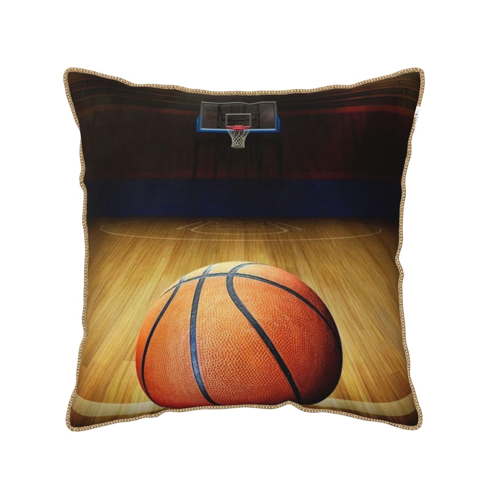 Housse de coussin velours basketball Arena douce pour calmer vos soirées