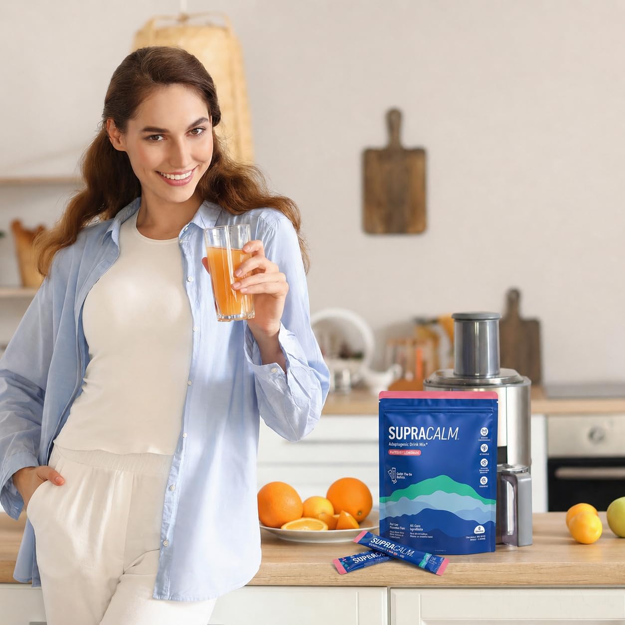 Totalmente Nuevo Super Cortisol, 20 unidades de Super Cortisol Drink, Polvo de cortisol Supercalm natural, aumentar la concentración, permanecer relajado y reducir el estrés de forma natura