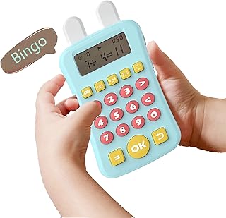 Math Games for Kids Toys 5-10 Year Old Boy, Talking Math Manipulatives Educational Machine 13 Modes Addition and Subtraction Games, Preschool Learning Activities Best Gifts for Boys Kids Age 6-12