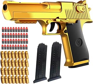 Toy Gun, Toy Gun with Soft Bullets, Toy Pistol，Toys Foam Bullet Gun with 40 Pcs Soft Darts,Toy Guns for Boys (Manual)