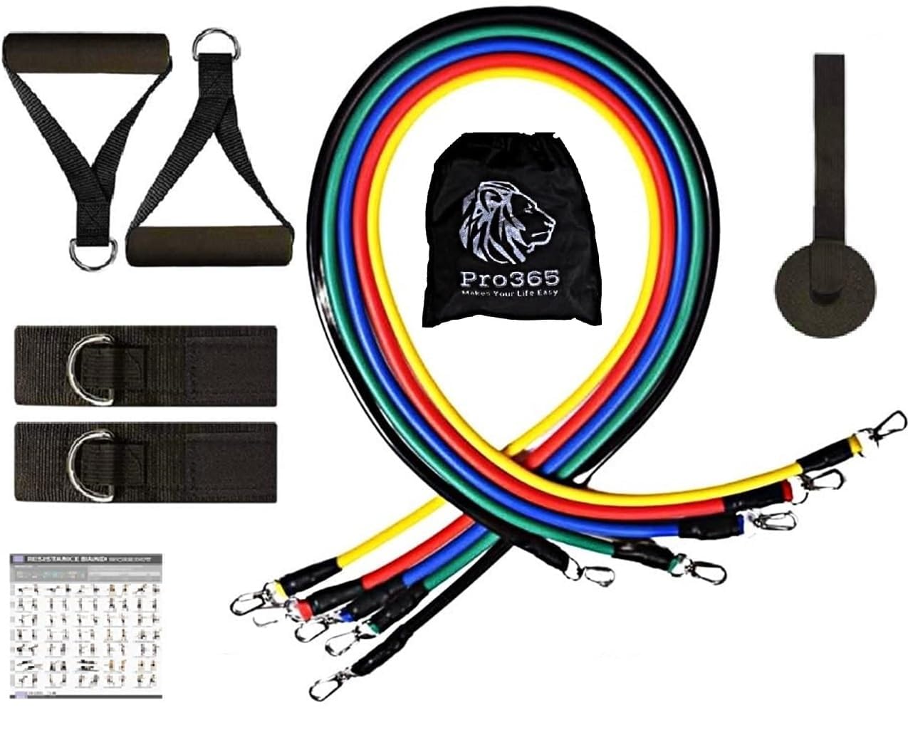 Versatile Resistance Bands for Fitness, Strength Training, Stretching, and Rehabilitation, Ideal for Home Workouts, Yoga, and Travel, Durable Elastic Gym Bands-image-28
