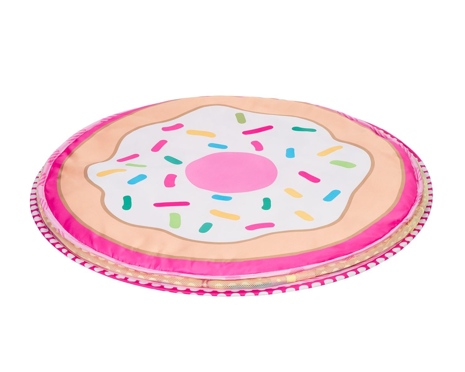 Kikka boo Spielbogen 30 Bälle Krabbeldecke Bällebad abnehmbare Spielzeuge, Farbe:rosa pink