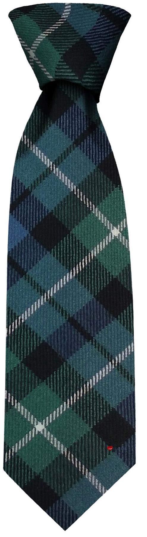 I LUV LTD Gents Neck Tie Graham Of Montrose Ancient Tartan Lightweight Scottish Clan Tie
