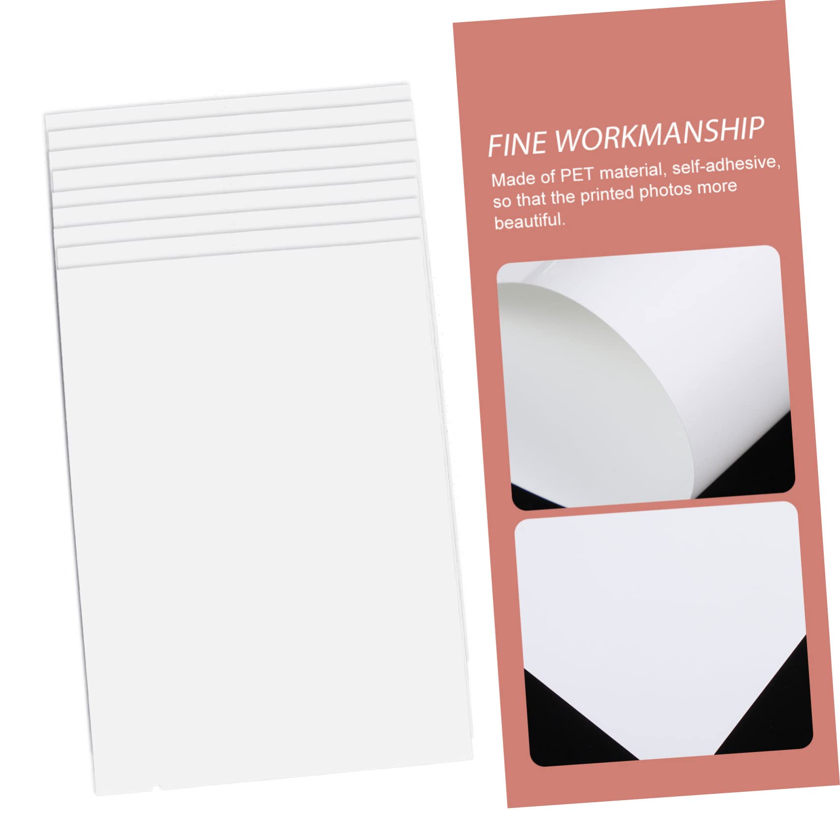 Housoutil 5 Sätze Doppelseitiges Glanzpapier Fotopapier Für Tintenstrahldrucker Für Schule Büro Und Fotostudios Kratzfest Und Ölbeständig Klare Druckqualität 10 Blätter * 5