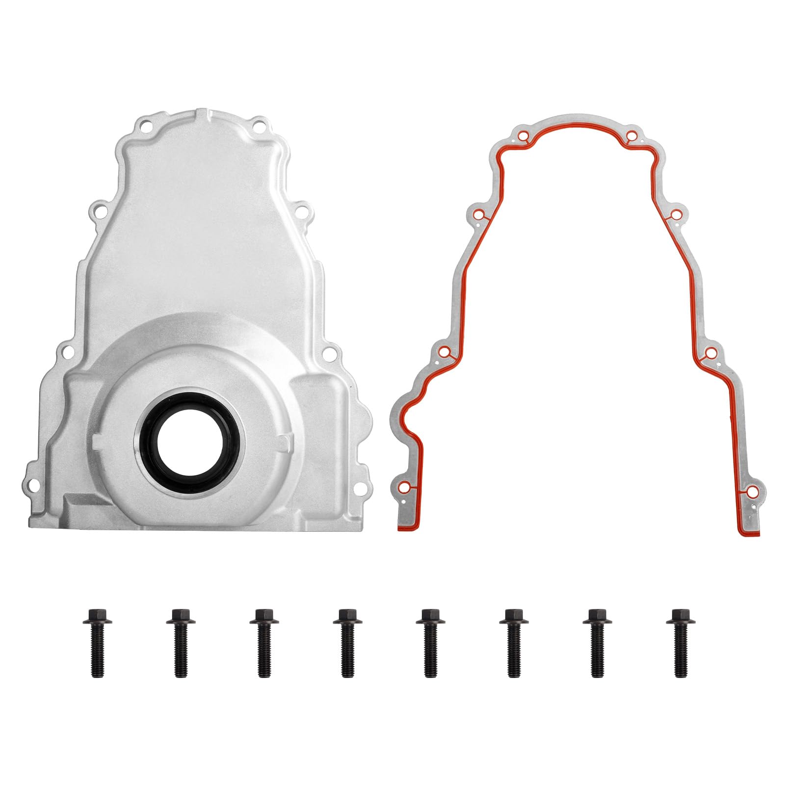LS Front Timing Cover w/Crank Gasket &amp; Bolts Set 12561243 12633904