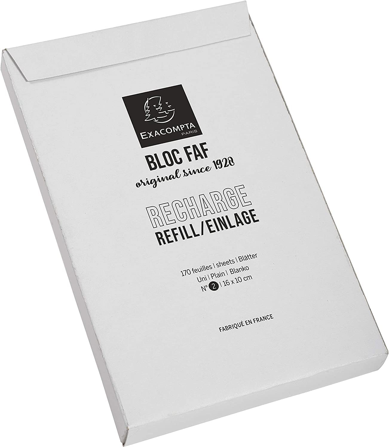 Exacompta No.2 Faf Desk Pad Refill Plain 340 Pages Pack Of 5