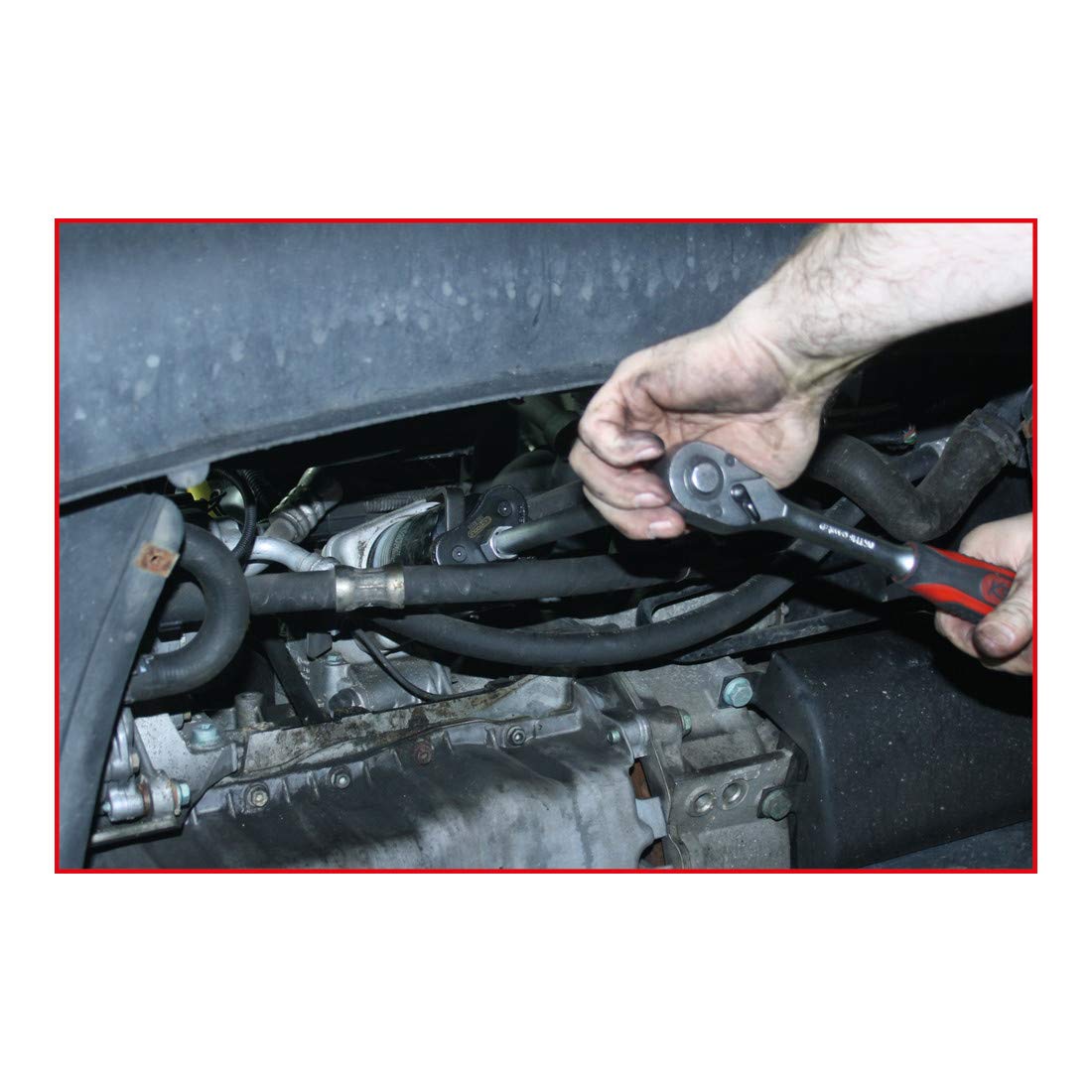 KS Tools 150.9314 Clé De Filtre À Huile 3 Bras Auto-Réglables Avec Adaptateur 65-138 - Outillage Mecanique Auto - Diamètre 65 Mm