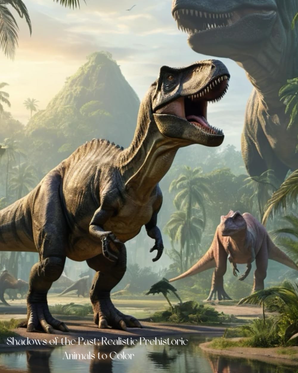 Shadows of the Past: Realistic Prehistoric Animals to Color