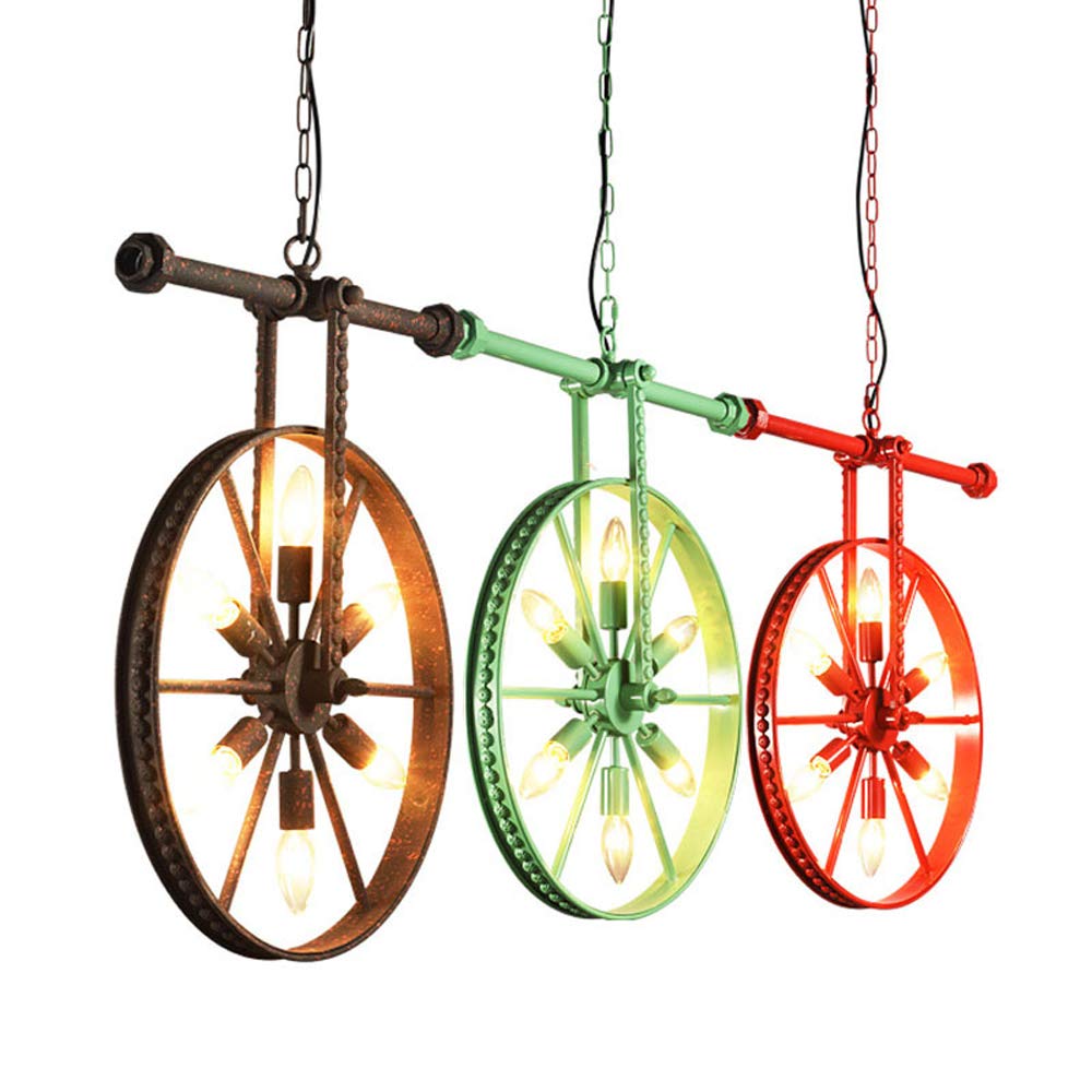 Danglekj Rad Pendant Lamp Dining Table Living Room Nostalgia Ring