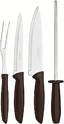 Kit Churrasco Inox 4pc Plenus Mar Tramontina Marron
