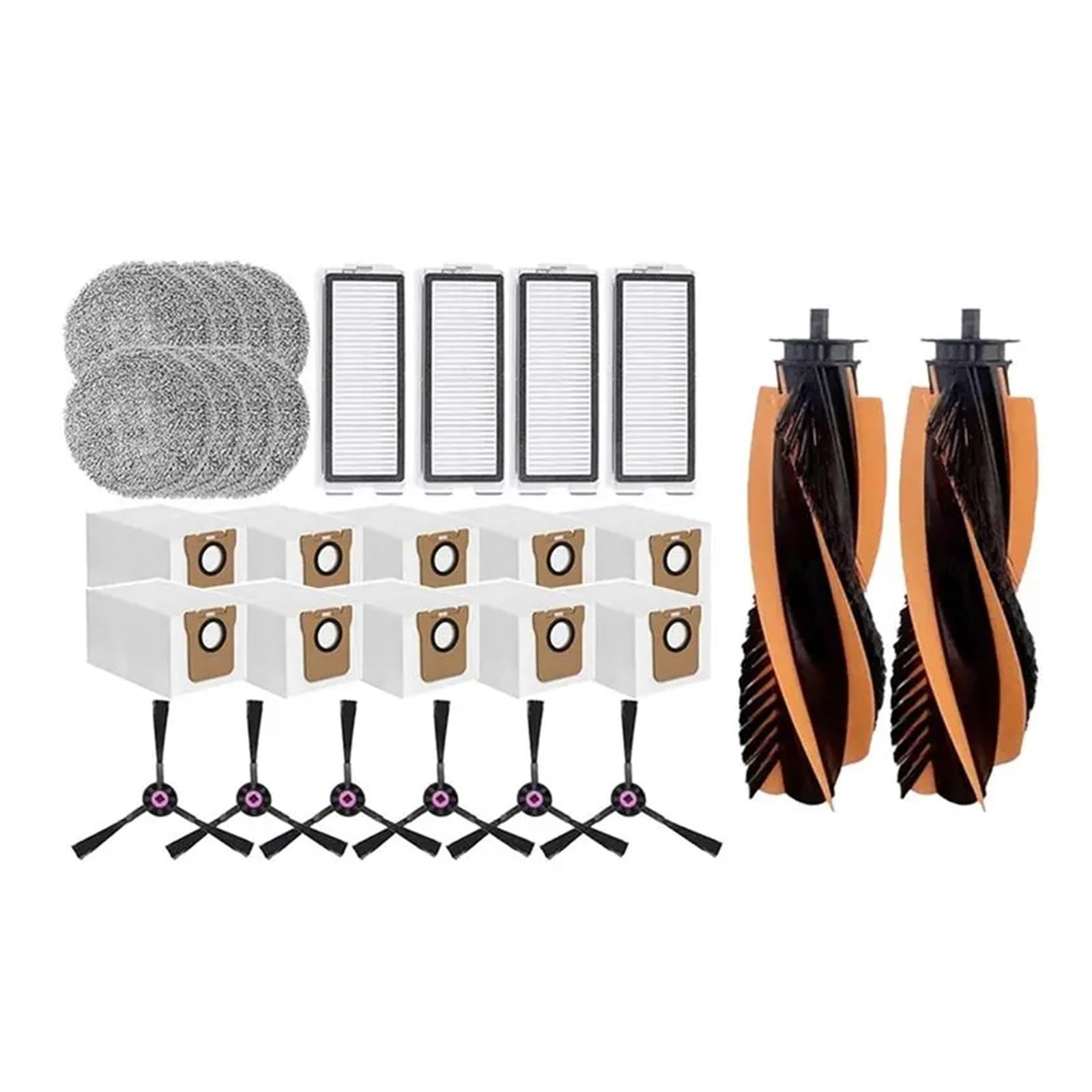 Generisch 30-teiliges Bürstenfilter-Moppbeutel-Set, kompatibel for Jonr