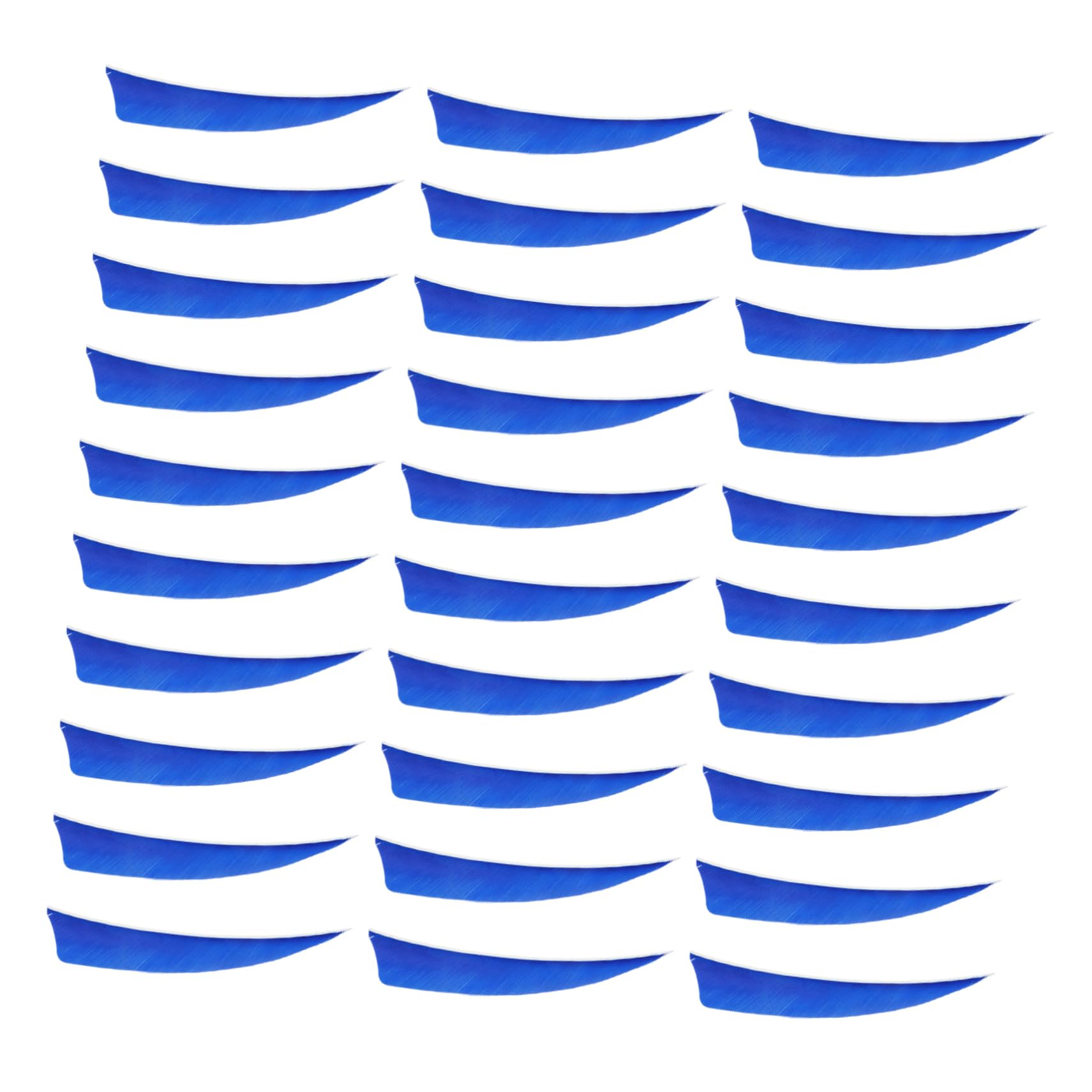 EXAOMBLE 30pcs Real Turkey Archery Fletching Tails Shield Cut Design for Improved Stability Hunting and Shooting Lightweight and Arrow Accessories