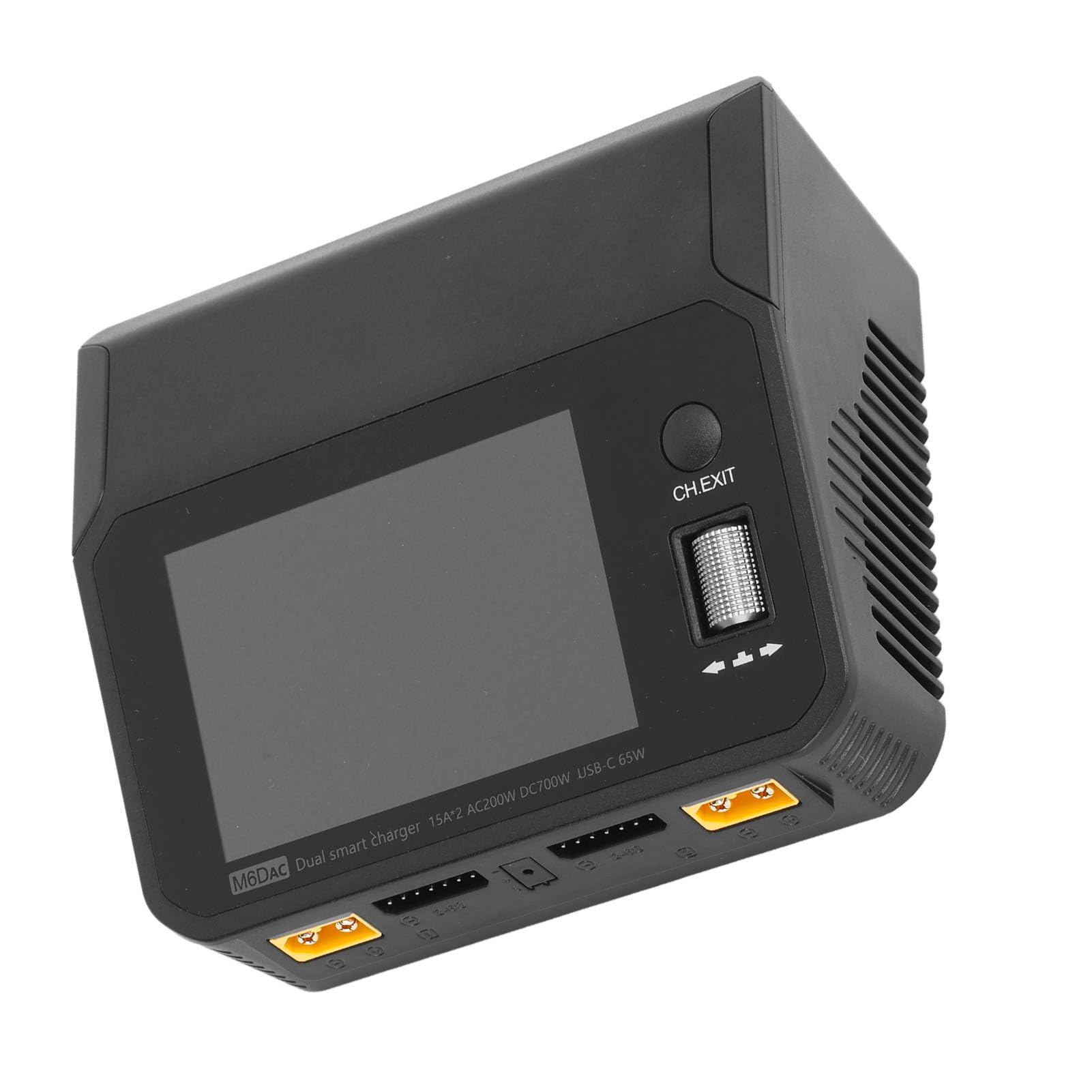 Naroote Caricatore della Batteria Dal Litio da 1 a 6s, Caricatore della Batteria Lipo 65W Carica Rapida per la LTO NIMH (Plug dell'UE 100-240 V.)