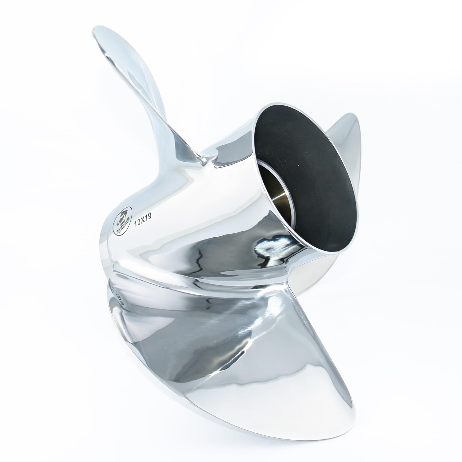 CAPTAIN 13X19 elica fuoribordo per Yamaha 50 60 75 90 100 115 130 HP T50 T60 F70 F75 F80 F90 F100 F115 motori fuoribordo, in acciaio inossidabile, RH, OEM