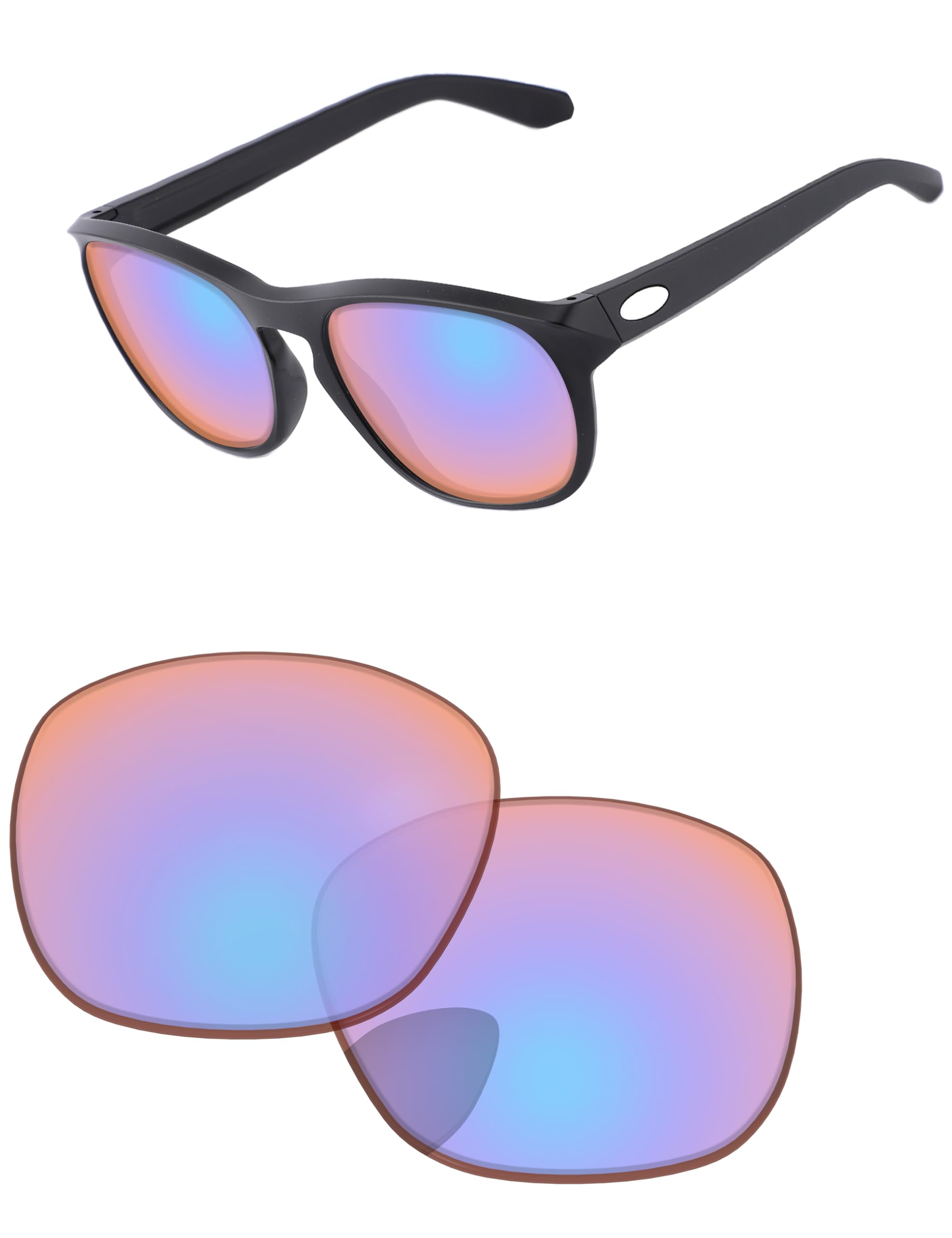 Replacement Lenses for Oakley Manorburn OO9479 56mm Sunglass - Precision Fit, UV Block &amp; Impact Resistant