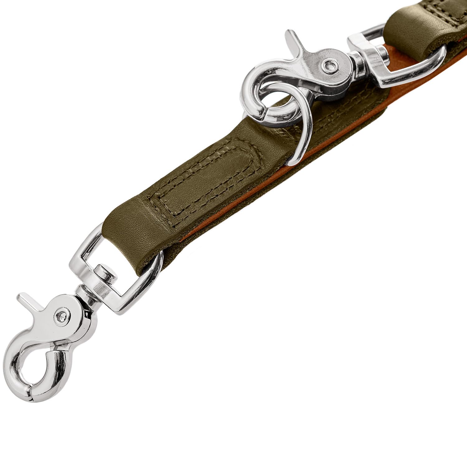 HUNTER Levig - Guinzaglio Regolabile per Cani, in Pelle, 3 Posizioni, Resistente, Confortevole, Elegante e alla Moda, Prodotto in Germania, Dimensioni: 20/200