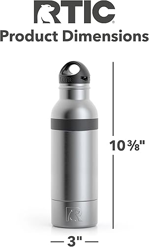 Miniatura 10 de RTIC Enfriador de botellas con abrebotellas integrado, azul marino, se adapta a casi cualquier botella de vidrio de 12 onzas o botella de aluminio