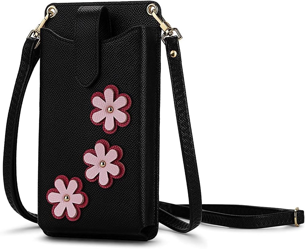 Peacocktion Small Crossbody Cell Phone Purse for Women, Lightweight Mini Small Crossbody Bags for Women with Card Slots