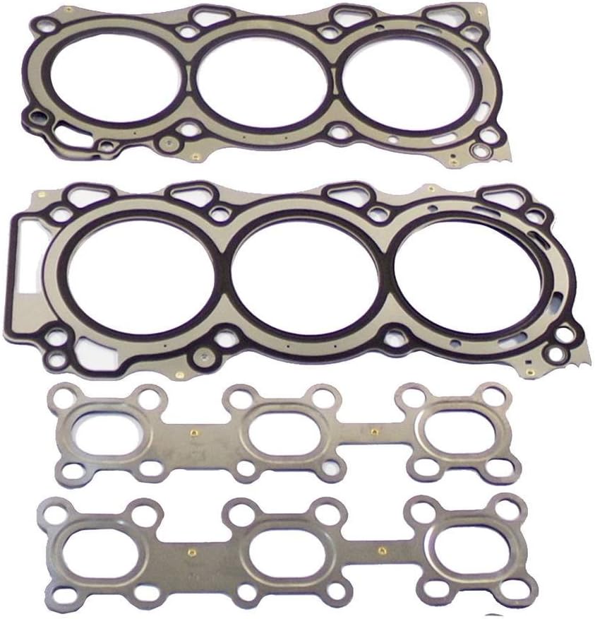 DNJ FGS6046 Full Gasket Set for 2003-2008 Infiniti, Nissan 350Z, FX35, G35 3.5L V6 24V DOHC 3498cc