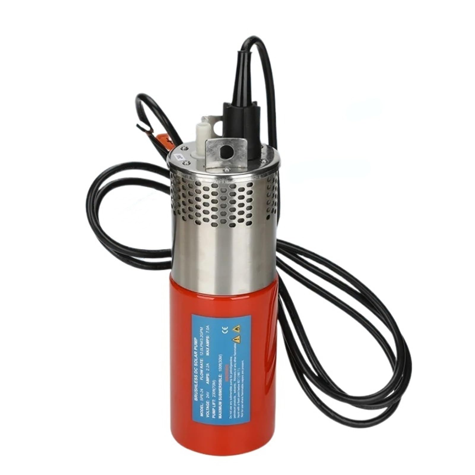 (silnik bezszczotkowy) 24 V, 12 l/min, 120 m, zanurzeniowa pompa solarna, pompa do głębokiej studni, do użytku na zewnątrz, do czyszczenia zębów (12 V)