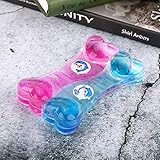 Jeanoko Mix Timing Einfach zu bedienende Herzmuster Sanduhr 13,5 * 9cm / 5,3 * 3,5 Zoll für das Home Office(Blau + Rosa: einzelne Delfin)