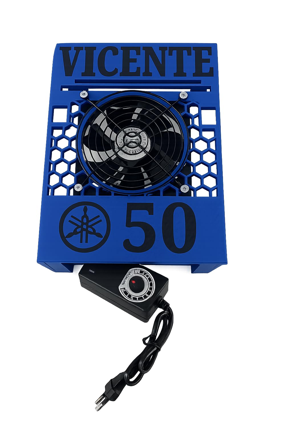 Secador de Casco para Moto con Aire Frío, Soporte Ventilado Mono Ventilador 220V con Potencia Regulable, Secado Rápido y Uniforme, Compatible con Cascos Integrales y Modulares – Personalizable