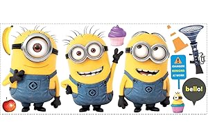 Minions Wall Decals for a Despicable Me Party Extravaganza