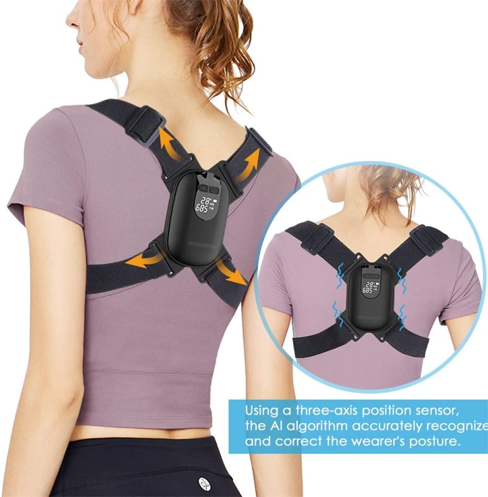 Smart Posture Corrector Strap Adjustable Back Waist Support Spine Brace Belt Postural Trainer