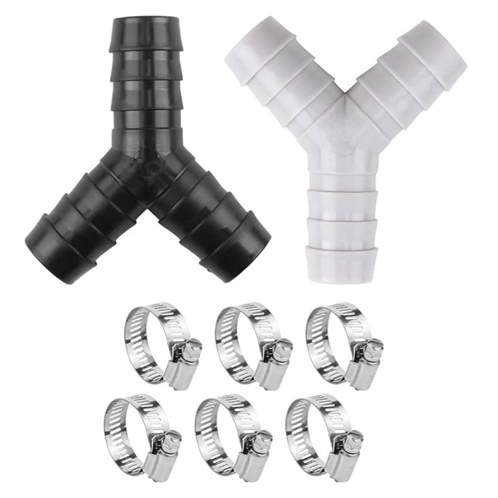 Dual-Port Drainage Splitter Adapter Y-Shaped Leakproof Connector for Dishwashers & Washing Machine Hoses Dishwasher Drain Adapter