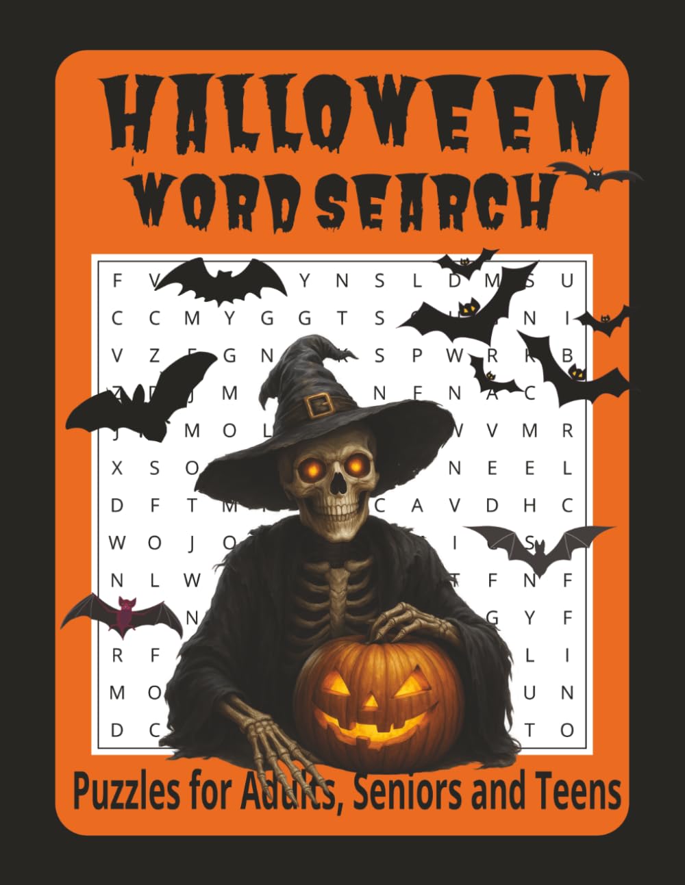 Halloween Word Search Puzzle Book: Word Searches with Large Print about Halloween, Haunted things, Spooky things, and More | 8.5x11 inches, 110 pages| ... vacation, Holidays and relaxing free times