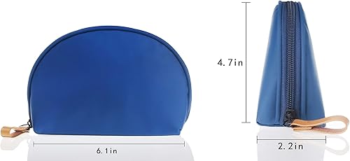 Miniatura 7 de Kososuru Pequeña bolsa de maquillaje para monedero, portátil, impermeable, bolsa de cosméticos, bolsa de maquillaje de viaje para mujeres (gris,