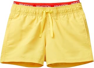 United Colors of Benetton Erkek Çocuk Beli Lastikli Düz Renk Mayo